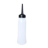 Usine cheveux Style teinture bouteille coloration des cheveux application bouteille Salon couleur applicateur bouteille shampooing Pot avec pointe d'angle