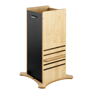 Taburete <span class=keywords><strong>de</strong></span> Madera Montessori <span class=keywords><strong>de</strong></span> 5 Alturas Ajustables para Niños Pequeños, Ayudante <span class=keywords><strong>de</strong></span> Cocina con Pizarra - Product Image 1