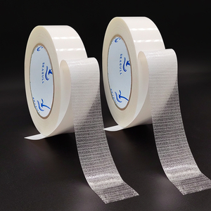 Có thể tháo rời dư lượng có thể tái chế độ nhớt cao lưới scrim sợi thủy tinh hai mặt sợi thủy tinh lưới thảm thảm thảm tự dính băng - Product Image 4