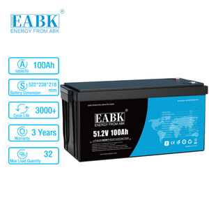 Batterie LiFePO4 12,8 V 100 Ah, batterie au phosphate de fer et de lithium <span class=keywords><strong>rechargeable</strong></span> pour stockage solaire, camping-car, voiturette de golf avec BMS - Product Image 3