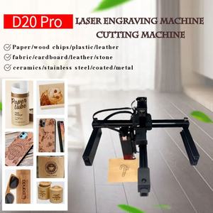 Mini máquina de grabado láser portátil de 5W, espacios en blanco de madera, Metal, dos árboles, tumba pequeña, piedra acrílica, papel de plástico - Product Image 3
