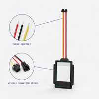 Lumière LED intelligente DC12V 5A 60W, une ou trois couleurs, miroir, contrôle de la luminosité par mouvement de la main, interrupteur tactile