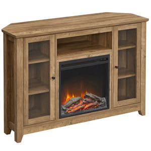 Vasagneau design industriel moderne de luxe, meuble ferme avec foyer, meuble <span class=keywords><strong>tv</strong></span>, foyer électrique - Product Image 1