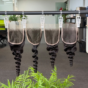 High Quality 2x6 4x4 5x5 hd closure Loose wave Human Hair 10-20inch100% Human Hair Natural Color - Product Image 2