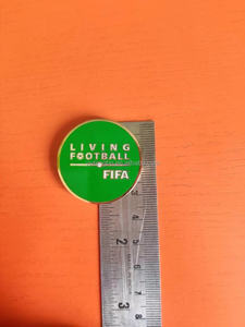 Pièce de monnaie de football portable écologique en alliage vert/bleu pour l'entraînement et l'arbitrage - Product Image 3