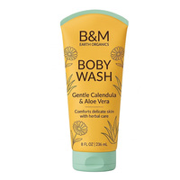 Produit de bain liquide Nature Caring Kids, huiles de zeste d'agrumes, pour nouveau-nés, shampoings pour nouveau-nés, savon de lavage doux