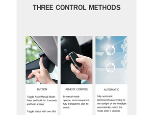 Película de vidrio inteligente PDLC de privacidad, película inteligente eléctrica conmutable para matrícula de coche - Product Image 4