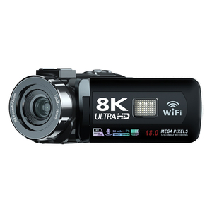 Caméra vidéo numérique professionnelle avec enregistrement 8K Ultra HD, photos 48MP (interpolation), carte externe TF/SD/HCSD, prise en charge maximale de 256 Go - Product Image 6