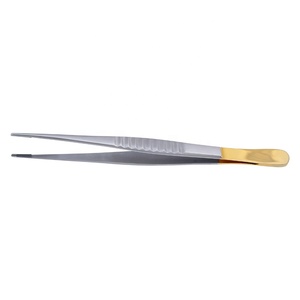 Pinzas de tejido TC DeBakey pinzas de pulgar quirúrgicas abrazadera atraumática Vascular de 15cm, punta de 1,5mm - Product Image 3
