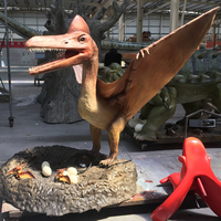 HT-027 Dinosaurus Animatronik Triceratops Simulasi Raksasa dengan Remote Control dan Suara untuk Pusat Perbelanjaan