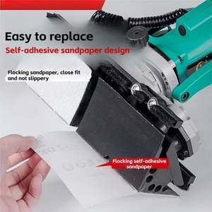 <span class=keywords><strong>Lijadora</strong></span> de masilla de pared <span class=keywords><strong>Triangular</strong></span> de varilla larga de mano de 700W de alta calidad <span class=keywords><strong>lijadora</strong></span> automática de papel de <span class=keywords><strong>lija</strong></span> - Product Image 3