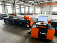 YBKE 3624 Machine de traitement du verre CNC à chargement automatique, à flottation pneumatique, pour le retrait de film Low-E et l'étiquetage, avec logiciel Optima