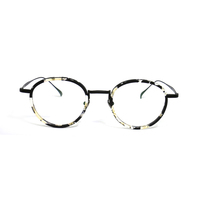 Nouvelles montures de lunettes optiques anti-lumière bleue en titane, design tendance, avec forme de visage en diamant pour hommes et femmes