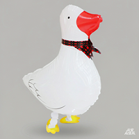 Ballons animaux gonflables en aluminium à hélium pour la vente en gros, parfaits pour les décorations de fête prénatale et d'anniversaire