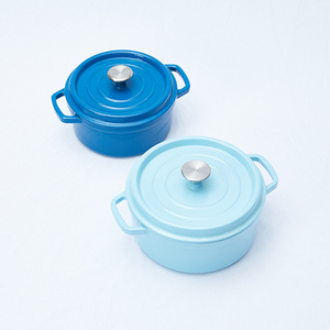Cocotte Fontignac céramique bleu marine - Dutch Ovens