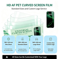 Lámina de Hidrogel HD AF Anti-Manchas de Agua, Material TPU Flexible y Suave para Todas las Máquinas de Corte de Películas Inteligentes