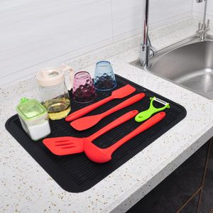 Tappetino per l'asciugatura dei piatti in Silicone resistente di grandi dimensioni e resistenti al calore tovagliette per tovagliette per asciugatura da cucina a casa - Product Image 5