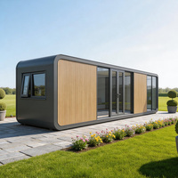 Cabine mobile Apple de 40 pieds certifiée CE, maison préfabriquée personnalisable pour le glamping, la villa ou l'espace de travail