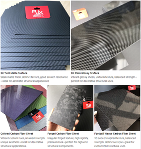 RJX CFRP 铣削数控加工 3K 碳纤维板 定制切割碳纤维零件 - Product Image 6