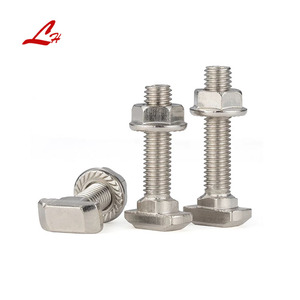 Pernos en <span class=keywords><strong>T</strong></span> de acero inoxidable Pernos de martillo de cabeza en forma de <span class=keywords><strong>T</strong></span> Tipo de acero Pernos de tornillo de rosca de tornillo de inventario de punto de A4-80 de 30 cm - Product Image 5