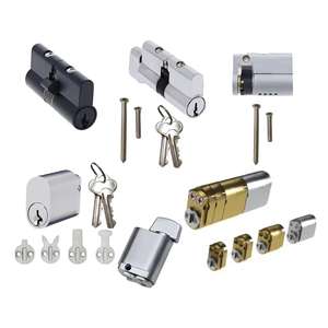 للبيع بالجملة من شركة تصنيع المعدات الأصلية قفل باب نحاسي أوروبي اسطوانة قفل مزدوجة الأسطوانة مع اسطوانات مفاتيح كثيرة اسطوانية دي فيرو - Product Image 4