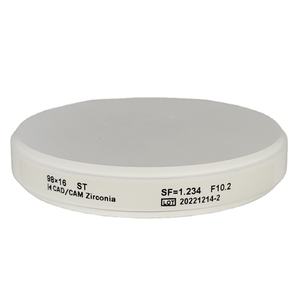 10/12/14/16/18/20/22/25mm <span class=keywords><strong>Zirconia</strong></span> blocchi dentali zirconio bianco multistrato blocchi di ceramica blocco - Product Image 1