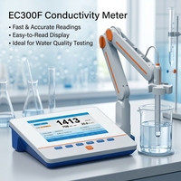 Medidor de EC Digital de Sobremesa PH200E, Analizador de Calidad del Agua con Compensación Automática de Temperatura, Uso Industrial y de Laboratorio, Plástico, OEM