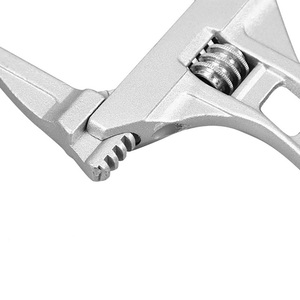 1pc Short Shank Large Opening Bathroom Wrench Tool Aluminum Alloy Adjustable Universal <strong>Snap</strong> Wrench <strong>Spanner</strong> Repair <strong>Set</strong> Tools - Product Image 3