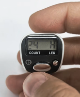 Compteur numérique électronique 5 canaux de haute qualité avec lumière LED et fonction de comptage des heures (Tasbih)