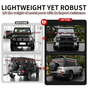 อัพเกรดเป็นชุดแต่ง MSY Style Dry Carbon Fiber สำหรับ Mercedes Benz G Class W465 ชุดแต่งคาร์บอนไฟเบอร์แบบเต็มคัน พร้อมแพ็คเกจ Widebody Aero - Product Image 2