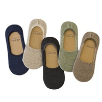Chaussettes invisibles pour hommes, fines, en coton, respirantes, confortables, pour l'été, pour le sport et les occasions décontractées, 6205