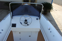 Bateau semi-rigide gonflable de luxe de 7,3 m (24 pieds) à coque en fibre de verre, homologué CE, haute vitesse, en Hypalon/PVC, stable, pour utilisation par les plongeurs