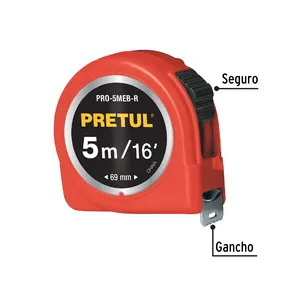 Master con 72 unità nastro rosso misura 5 m nastro 19mm, su scheda, PRETUL - Product Image 2