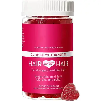 Hot Private Label Organic biotin gummies vitamin d gummies collagen gummies for Nail and hair regrowth vitamins