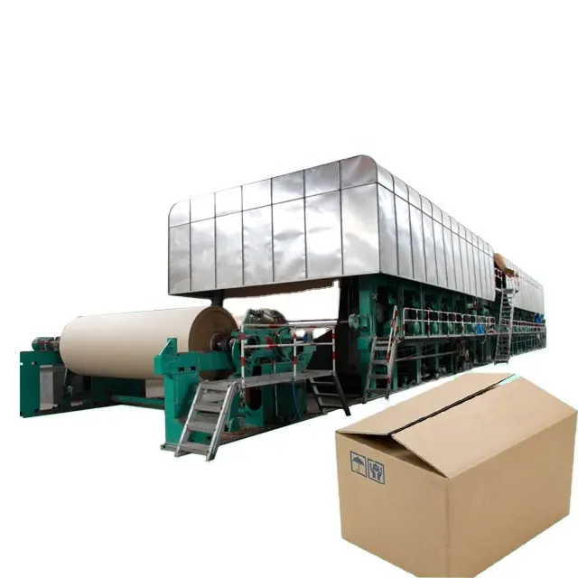 High Quality Kraft Paper/Corrugated Paper Board Making Machine With Recycling Carton Competitive Price
