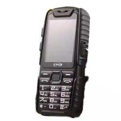 A6 sağlam cep telefonu 2.4 "TFT çift SIM hoparlör feneri açık darbeye cep telefonu