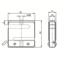 MLC304-TCGB Célula de Carga Micro para Balanza Colgante, Sensor de Fuerza de Tensión Micro, 20kg, Precisión del 0.017%, 5-12VDC