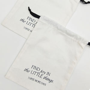 Low MOQ Organic Cotton Drawstring Earrings <b>Gift</b> <b>Bag</b> Custom Logo Silk Screen Printed Canvas <b>Fabric</b> Pouch Recyclable Jewelry - Product Image 5