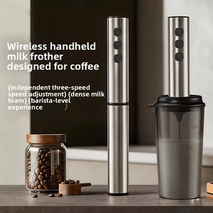 Frullino per Caffè e Latte in Acciaio Inox e ABS, Ecologico, Portatile ed Efficiente, per Caffè Schiumoso - Product Image 1