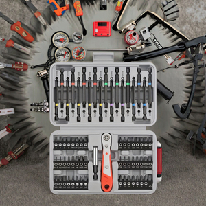 68pcs 1/4 Inch Drive <b>Bit</b> Kit 36 Teeth Reversible <b>Screwdriver</b> <b>Bit</b> <b>Set</b> Deep Socket Tool Hand Operated Chrome Vanadium Steel Hard - Product Image 3