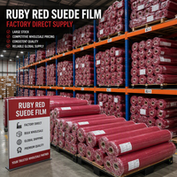 Film en tissu micro-velours doux de haute qualité pour l'intérieur de la voiture, le plafond, le tableau de bord, le panneau de porte, la console centrale, pour l'enveloppement