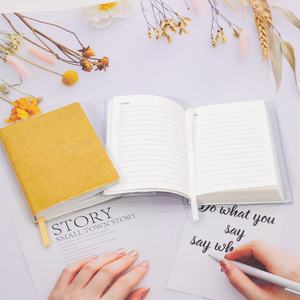 Agenda SIDAIXUE Mini, Impermeable, con Cubierta de PVC y Lámina Dorada, Libretas de Notas A6, Planificador de Tareas, Impresión Personalizada - Product Image 6