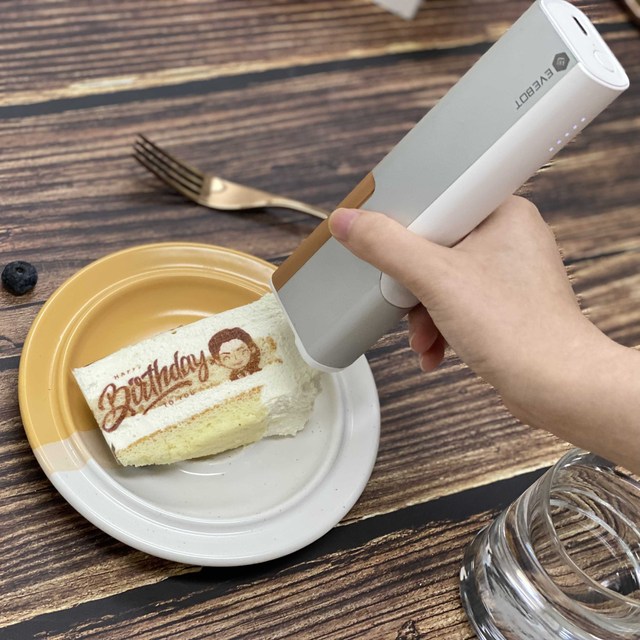 New PrintPen XP600 Automatic Food Grade Edible Ink Coffee Latte Art Portable DIY Inkjet Printer Cake Macaron 1 Year