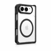 Étui pour iPhone Duo ATB de haute qualité, 2,0 mm, anti-rayures, anti-jaunissement, transparent, pliable, personnalisé, magnétique