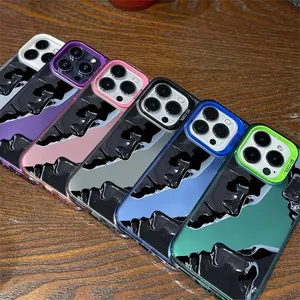 Custom Personality Artistic Design <span class=keywords><strong>Art</strong></span> statua IMD Design lente di protezione custodia del telefono opaco Cover per iPhone 15 14 13 Pro Max - Product Image 3
