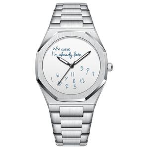 Reloj de Cuarzo para Hombre de Alta Gama con Caja de Aleación de 10 mm, Resistente al Agua hasta 30 m, Correa de Acero Inoxidable, Calendario con Agujas, Diseño Moderno - Product Image 5
