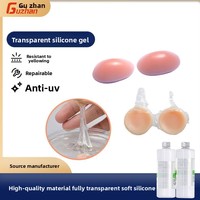 Gel silicone adhésif transparent, résistant aux hautes températures, conducteur thermique, étanche, scellant ovale brut
