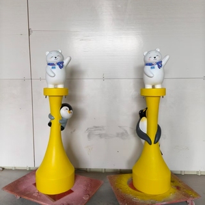 Sculpture <span class=keywords><strong>Monopoly</strong></span> personnalisée en fibre de verre pour décoration intérieure, décoration de boutique et d'exposition, artisanat en résine - Product Image 2