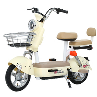 Vélo électrique pour adultes et enfants à livraison rapide avec cadre en fer 48v 12ah batterie moteur de moyeu arrière affichage LED