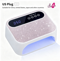 Lampe UV LED sans fil rechargeable SUNKIN BM-18 à haute puissance, entièrement perforée, pour le séchage rapide des ongles en salon